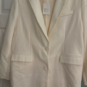 Forever 21 Classic Cream Blazer